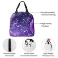 thumbnail image 4 of Honeii Purple Bubble Abstract Art Print Lunch Bag Women, Lunch Box Lunch Bag for Women Adult Men, Small Leakproof Cute Lunch Tote Large Capacity Reusable, 4 of 8