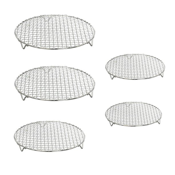 SPRING PARK Round Cooling Cooking Racks, Stainless Steel Round Steaming