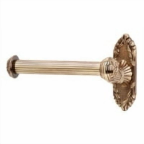 Alno A8566R-PA Ribbon Reed Single Post Tissue Holder Right Hand Polished Antique