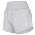 thumbnail image 3 of Short con Biker Deportivo Wilson para Mujer Halo Rib Color Gris Claro Talla M, 3 of 4