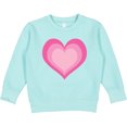 thumbnail image 2 of Inktastic Pink Valentine Heart Toddler Sweatshirt, 2 of 4