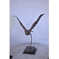 thumbnail image 2 of Nifao Owl Searching for Prey Bronze Statue – Bronze Statue, Home Decor, 18"L x 11"W x 22"H, 2 of 11