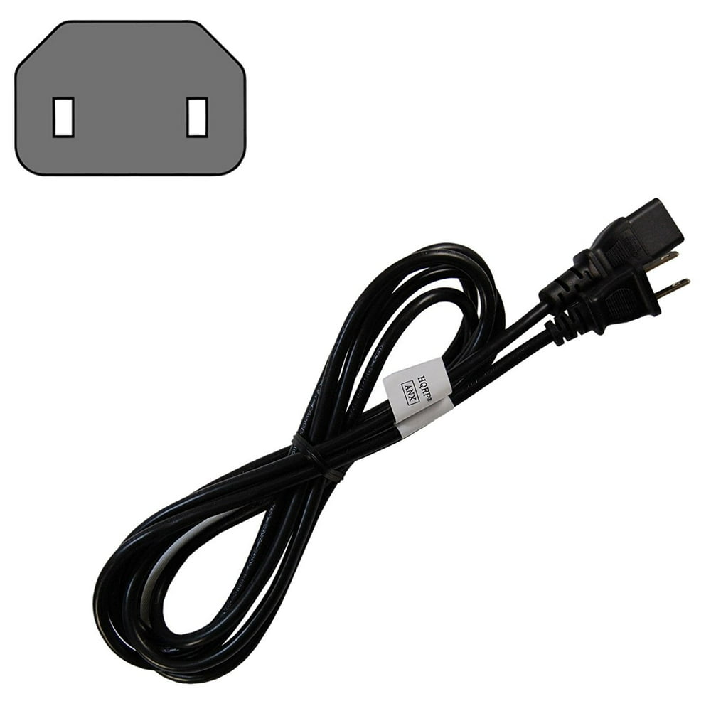 HQRP 10ft AC Power Cord for Klipsch RW-8 SW-308 RW-12d Powered