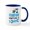 White/Navy Inside, variant on CafePress - If Pawpaw Can't Fix It No One Can Mugs - 11 oz Ceramic Mug - Novelty Coffee Tea Cup