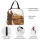 thumbnail image 4 of Fotbe Western Cowboy Countryside Bolsa Térmica con Estampado y Forro de Aluminio Grueso Bolsa de Almuerzo con Bolsillo Frontal para Hombres y Mujeres, Ideal para Trabajo, Escuela, 4 of 8
