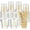 Gold, variant on 50 Sets 21st Birthday Cups for Women 16 oz Plastic Cups with Lids and Straws Clear Happy Birthday Disposable Drinking glasses Bulk for Finally 21 Anniversary Party Supplies