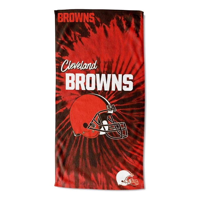 Toalla Northwest NFL Cleveland Browns, 76 x 152 cm, psicodélica