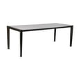 thumbnail image 3 of Fineline and Clip Indoor Outdoor 9 Piece Dining Set in Dark Eucalyptus Wood with Superstone and Black Rope, 3 of 5