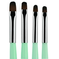 Beaute Galleria 4 Pieces Gel Nail Brush for Nail Extensions, UV Builder, Nail Tips Builder, Polygel Nails, Gel Sculpting