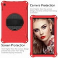 thumbnail image 2 of Fire HD 10 Case 9th/7th/5th Gen (2019/2017/2015 Release) Tablet Case, Dteck Hybrid Shockproof Rubber Kids Friendly Protection Hard 360 Rotatable Built-in Kickstand Cover, Red+Black, 2 of 4