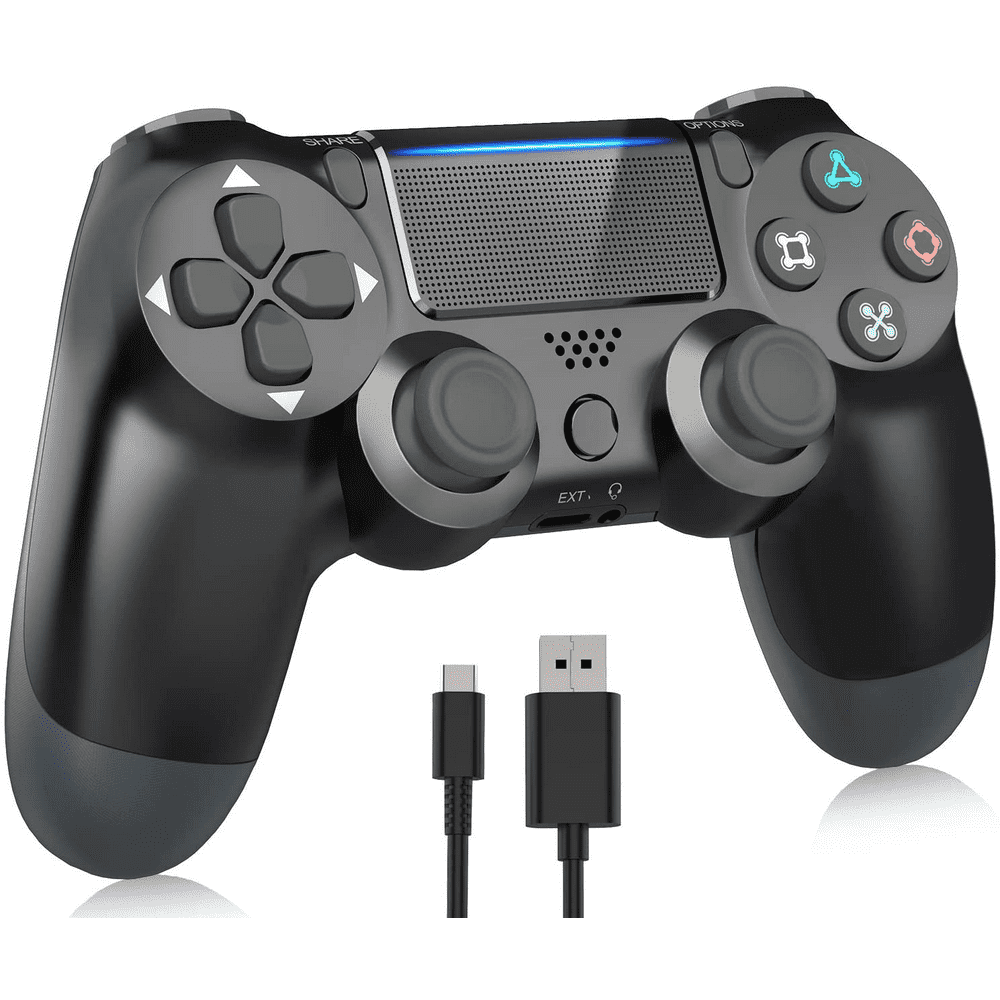 Wired PS4 Controller Compatible with PS4 Dual Vibration Gamepad Console