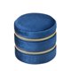 thumbnail image 4 of Estuche para Pendientes Perfecl de Terciopelo Doble Capa Portátil Azul, 4 of 8