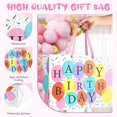 thumbnail image 5 of Dolizu 5 Pack Happy Birthday Gift Bags with 15 Tissue Papers & 5 Cards, Portable Handled Present Bags, 13"×10.2"×4.7", Colorful Balloon Design, 5 of 8
