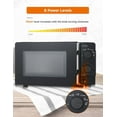 thumbnail image 3 of COMMERCIAL CHEF 0.6 Cubic Foot Microwave with 6 Power Levels, Small Microwave with Grip Handle, 600W Countertop Microwave with 30 Minute Timer and Mechanical Dial Controls, Black, 3 of 6