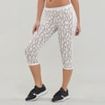 thumbnail image 4 of ANINEO Women's Casual Lace Hollow Out High Waist Slim Fit Capri Pants For Daily Wear And Vacation Comfortable Stretchy Elastic Trousers Boho Ladies Solid Color Summer Dailywear, 4 of 8