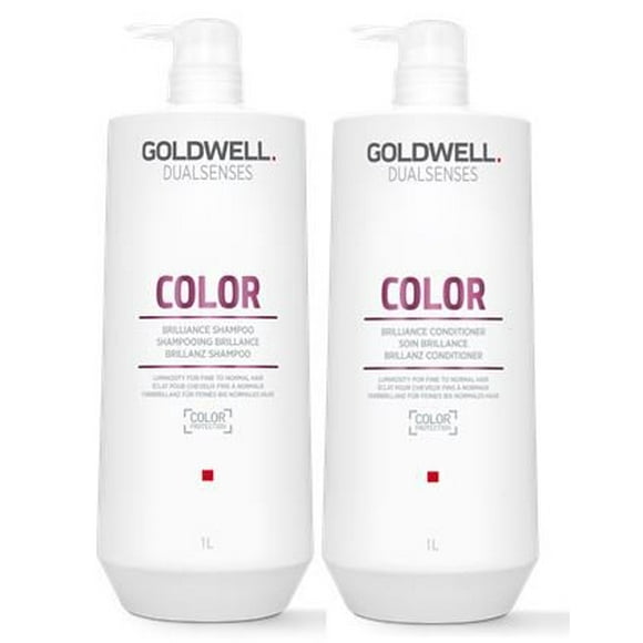 Goldwell Dualsenses Color Brilliance Shampoo Conditioner Duo FadeStop Vibrant Protection - 33.8oz