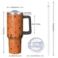 thumbnail image 2 of Halloween Framed Icons Pattern Tumbler with Handle and Lid,40oz Double Wall Vacuum Insulated Tumbler,Cups Gift for Women and Men, 2 of 7