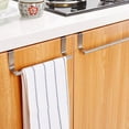 thumbnail image 4 of Dream Lifestyle Stainless Steel Over Door Towel Bar Stand Rack Cupboard Cabinet Hanging Shelf, 4 of 8
