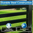 thumbnail image 4 of ALEKO Milan Style Dual Swing Galvanized Steel Driveway Gate 12 feet Black, 4 of 11