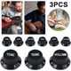 thumbnail image 1 of 9 Uds. Tapas Potenciómetro Perilla Volumen Guitarra Eléctrica Plástico (negro), 1 of 2