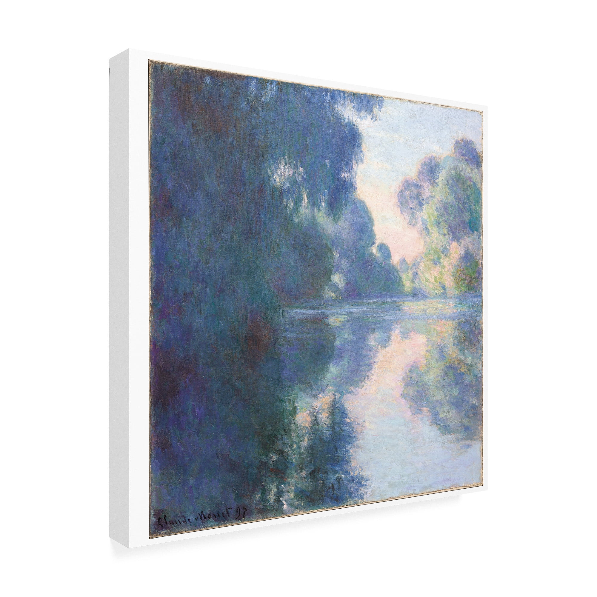 Trademark Fine Art 'Matinee sur la Seine, 1897' Canvas Art by Claude Monet