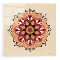 Epic Art 'Mandala 1' by Stellar Design Studio, Acrylic Glass Wall Art, 12"x12"