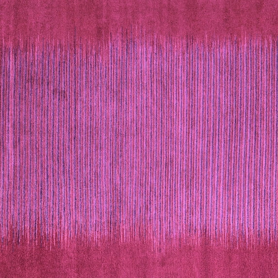Ahgly Company Indoor Square Abstract Purple Modern Area Rugs, 4' Square