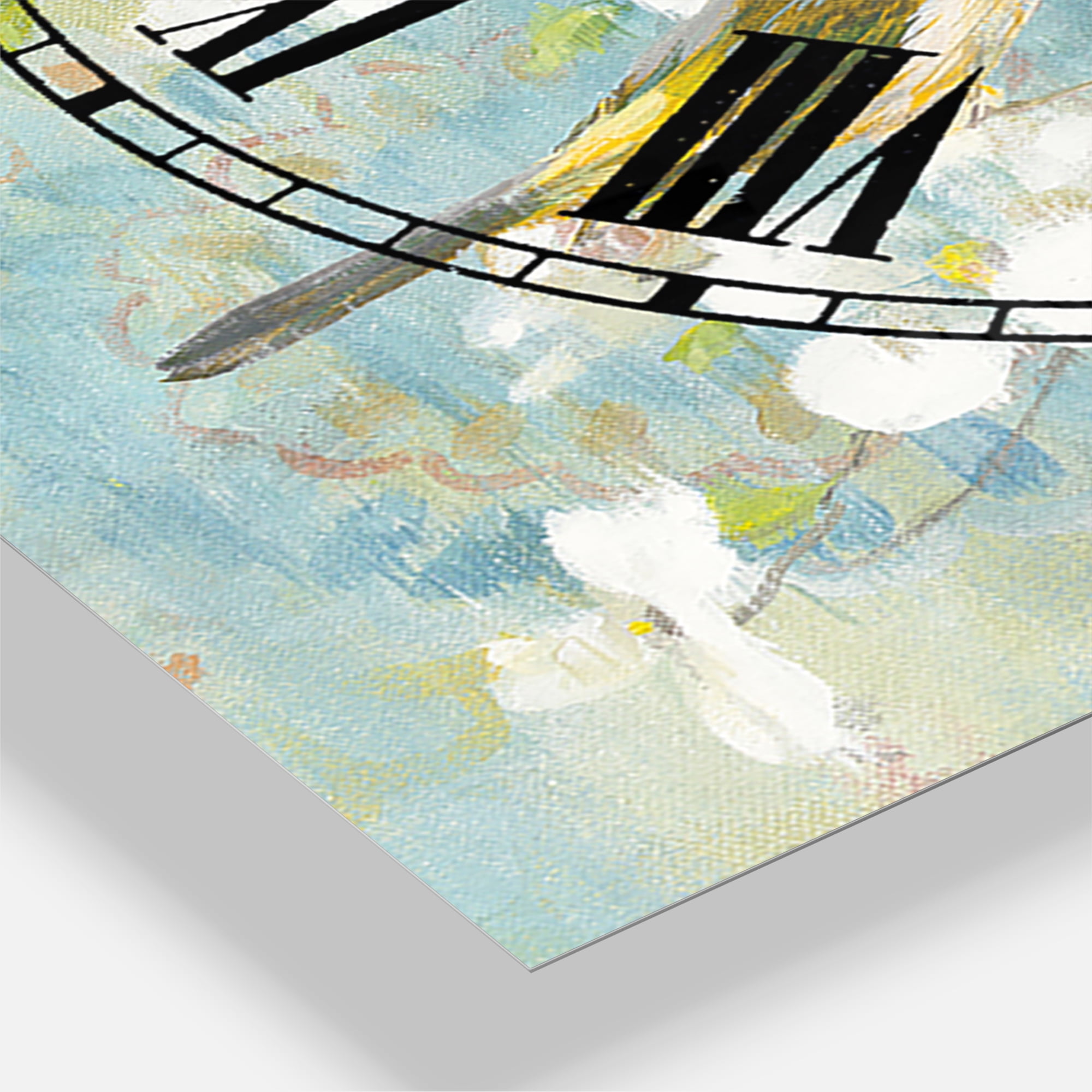 Designart 'Birds on Blossom' Traditional Wall Clock