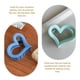 thumbnail image 3 of 6pcs Acrylic Hair Clips Heart Hair Claw Clips Minimalist Hair Styling Tools for Women, 3 of 3