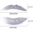 thumbnail image 3 of 4 Pcs Rounded Corner Wall Mirror Stickers, Mirrors for Wall Bedroom Decor, Full Length Mirror Stickers as Bathroom Mirror, Mirror Tiles Self Adhesive Frameless Full-Length Mirror (26 cm/10 in), 3 of 5