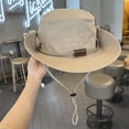 thumbnail image 6 of High Quality UV Protection Summer Cotton Sunscreen Cap Sunshade Hat Fisherman's Hat Casual Cap LIGHT GRAY, 6 of 8