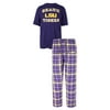 "LSU Tigers NCAA ""Game Time"" Mens T-shirt & Flannel Pajama Sleep Set"