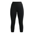 thumbnail image 5 of Avia Women's SoftSculpt Ruched High Rise Capri Leggings, 21" Inseam,Sizes XS-XXXL, 5 of 7