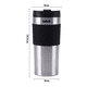 thumbnail image 2 of Termo Para Café Con Prensa Francesa 450ml Portátil Lab.G Plateado, 2 of 5