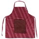 thumbnail image 1 of Delantal antiincrustante impermeable para el hogar Delantales de cocina para restaurantes con bolsillo Rojo vino, 1 of 10