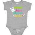 thumbnail image 3 of Inktastic Bunny Kisses Easter Wishes, Bunny, Easter Egg Boys or Girls Baby Bodysuit, 3 of 5