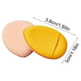 thumbnail image 4 of Qarigey Base de polvo facial femenina Puff Lavable Reutilizable Maquillaje Corrector Esponja Cosméticos Regalos Suministro Viaje Amarillo Type1 NO1, 4 of 6