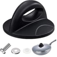 thumbnail image 2 of Pot Lid Knob,Cookware Lid Handle,Heat Resistant Replacement Grip,Universal Pot Lid Replacement Knob With Mounting Screw Kit Heat Resistant Ergonomic Grip Fit for Slow Cooker Glass Lid,Black, 2 of 8