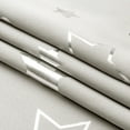 thumbnail image 5 of Taotanxi Blackout Curtains for Bedroom Living Room, Silver Foil Printed Stars Pattern, Thermal Insulated and Noise Reducing, Beige, 51W x 53L Inch, 2 Panels, 5 of 6