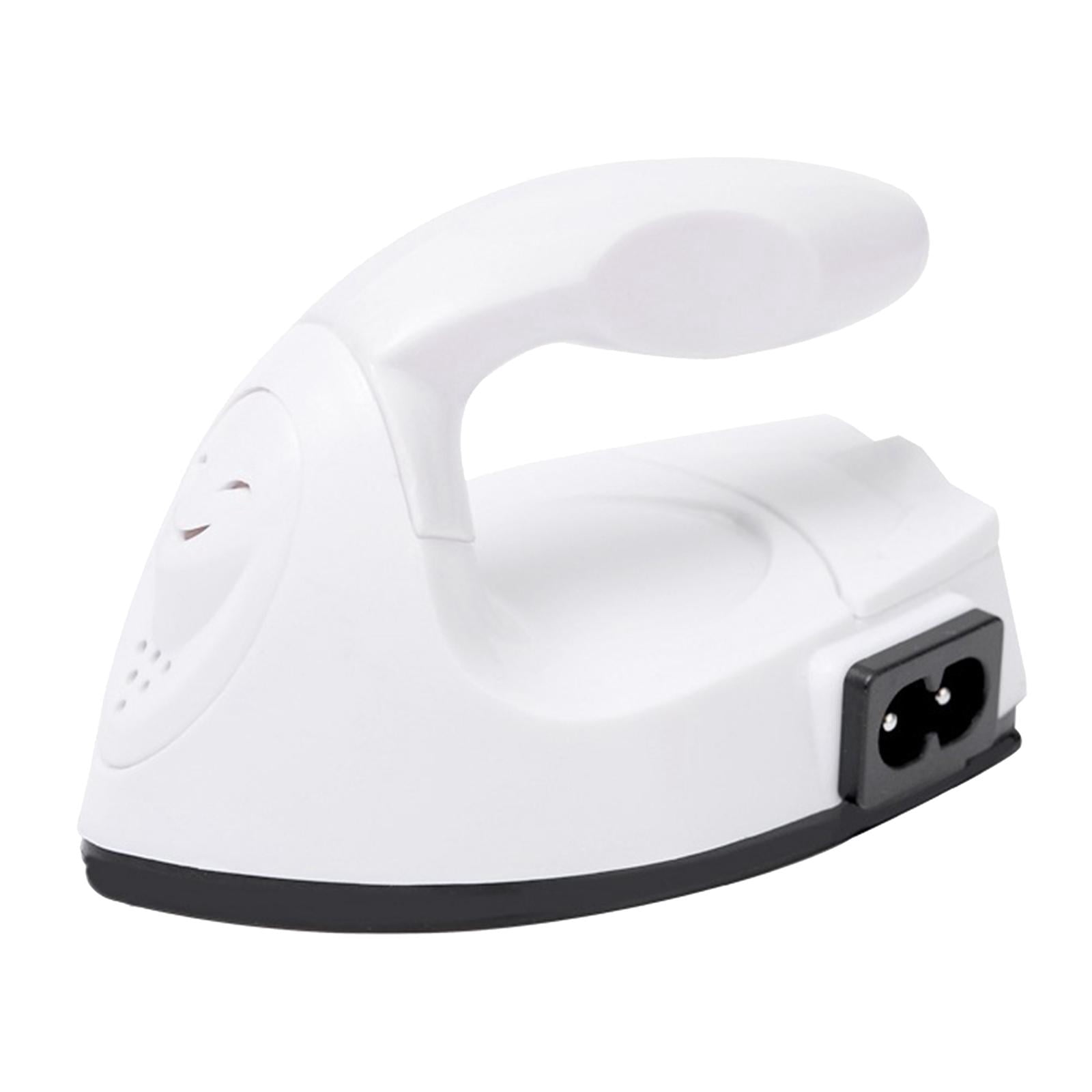 Mini Iron Machine Portable Electric Iron with Charging Electric Wire, for DIY Shoes, Clothes, and Transfer Projects , White