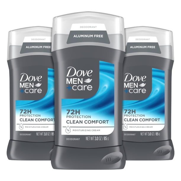 Dove Men+Care Deodorant Stick, Clean Comfort, 3 oz ( Pack of 2 )
