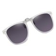 thumbnail image 2 of Suministros para gafas de con clip, accesorio de lentes polarizadas para exteriores para hombres al libre, Té gris, 2 of 9