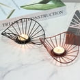 thumbnail image 1 of unbranded 2Ud Velas De Hierro Negro Con Geométrico Para De Y Hogar, 1 of 8