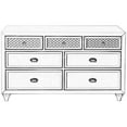 thumbnail image 2 of My Home Furnishings Amanda Engineered Hard Wood 7-Drawer Dresser in Creamy White, 2 of 5