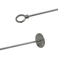 thumbnail image 4 of Naiture Stainless Steel 60'' x 36'' Corner Shower Curtain Rod with Ceiling Support, Brushed Nickel Finish, 4 of 5
