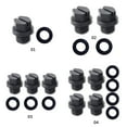 thumbnail image 6 of Drain Plugs with O-Rings for Hayward Pumps Exact Replacement Part Number PP, 6 of 11