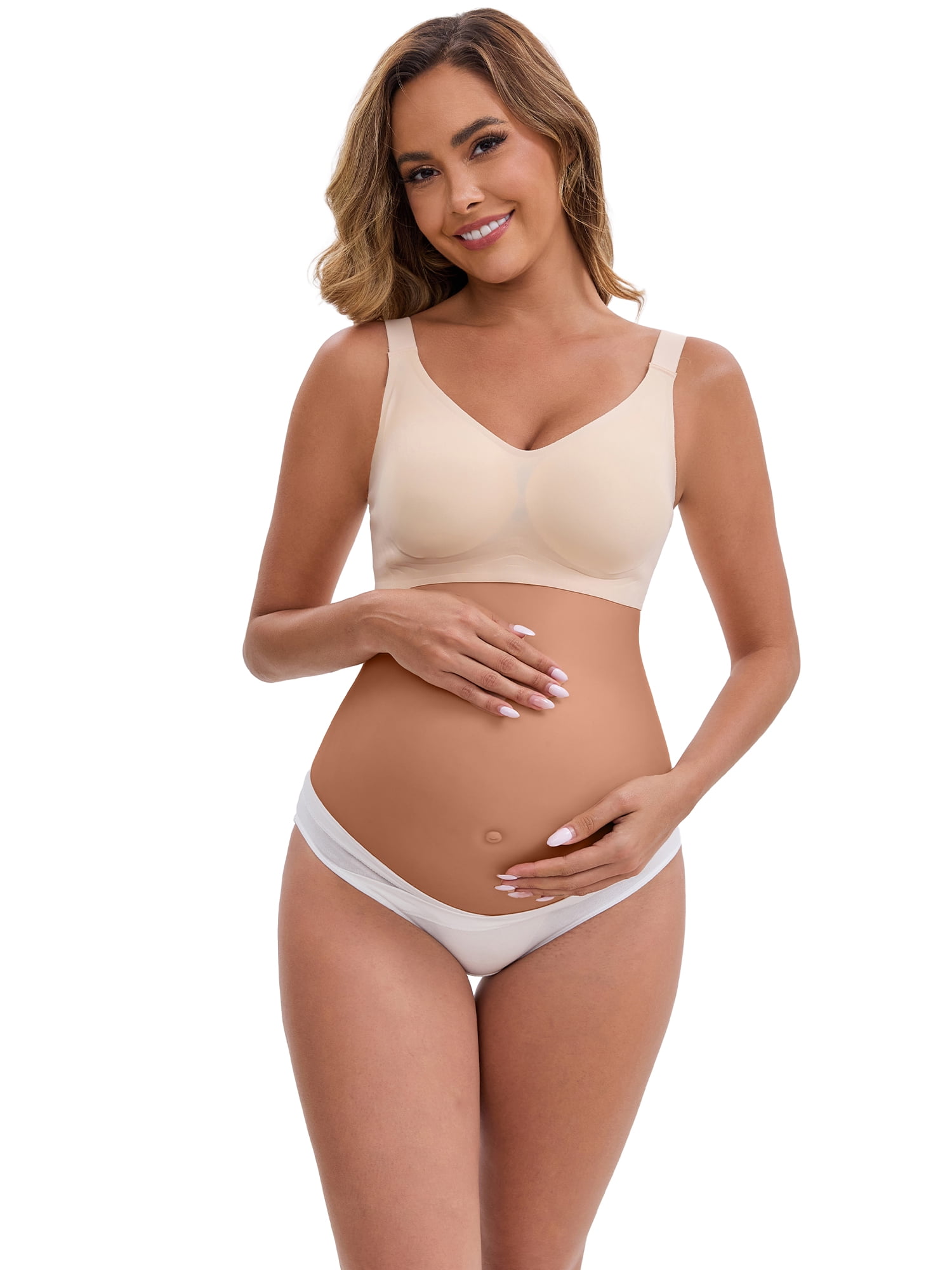 DARING DIVA Maternity Low Waist Briefs 4 Pack 3XL 1 Pink 1 Purple 1 White 1 Dark Purple
