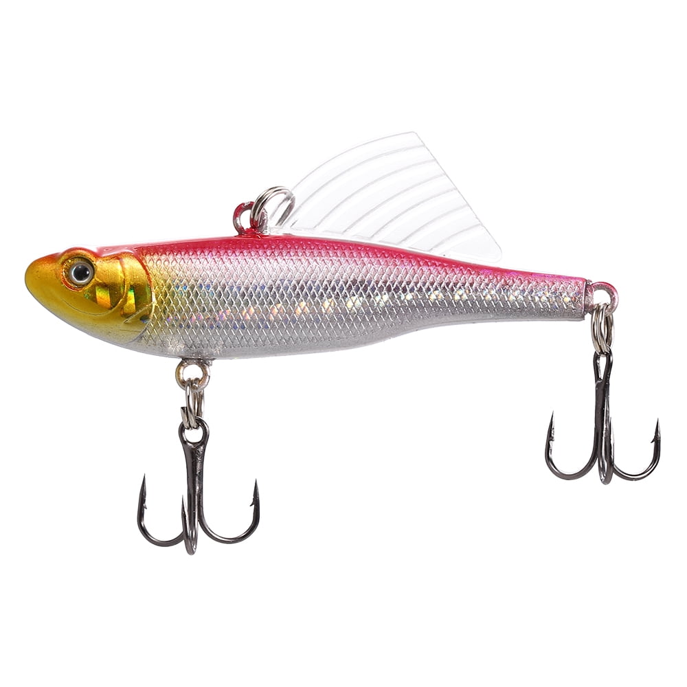Lot De 6 Leurres Durs VIB – Type Poisson Nageur, Hameçons Triples, Pour Bass Et Carnassiers