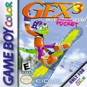 Angle View: GEX 3: Deep Pocket Gecko Game Boy Color