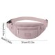 thumbnail image 2 of Riñonera bandolera bandolera para el hombro | Poliéster impermeable multicapa | Bolsillo oculto antirrobo | Bolso de viaje ligero | Correa ajustable | 12,2 x 5,5 x 1,2 pulgadas | 1 Paquete, 2 of 5